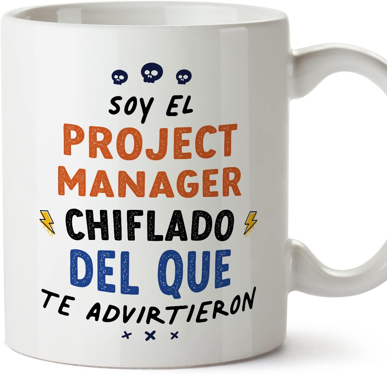 MUGFFINS Tazas para CAMIONERA mujer - En Español - Todos te advirtieron - 11 oz / 330 ml - Regalo original y divertido