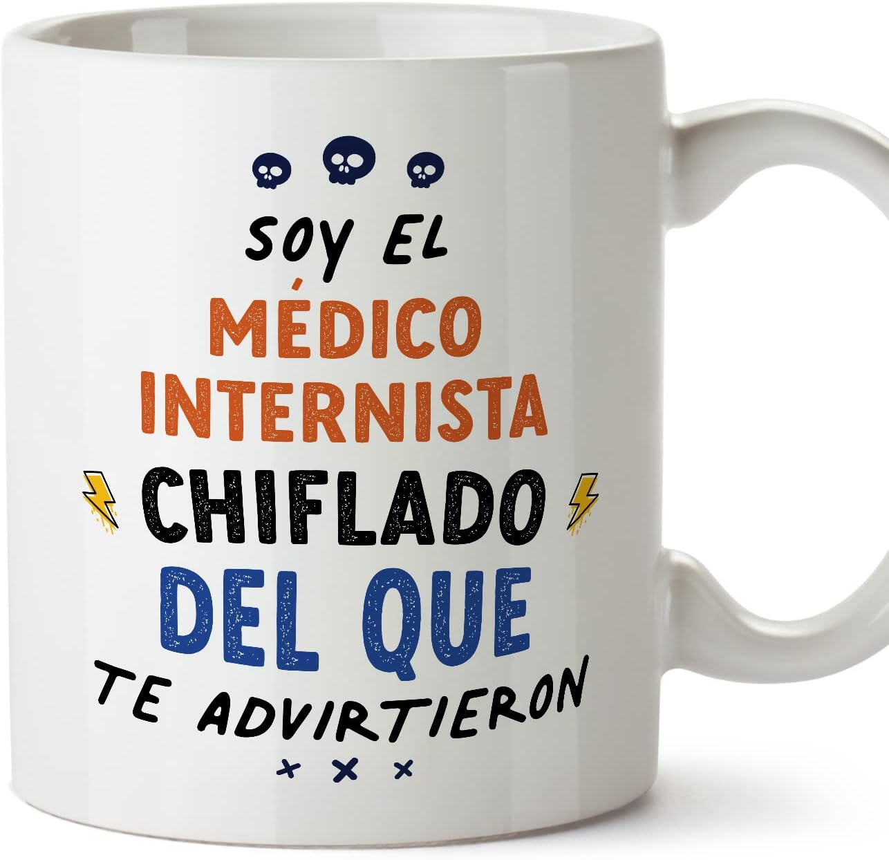 MUGFFINS Tazas para CAMIONERA mujer - En Español - Todos te advirtieron - 11 oz / 330 ml - Regalo original y divertido