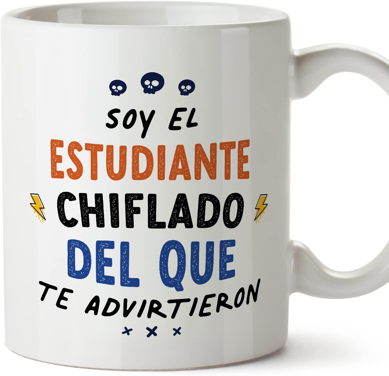 MUGFFINS Tazas para CAMIONERA mujer - En Español - Todos te advirtieron - 11 oz / 330 ml - Regalo original y divertido