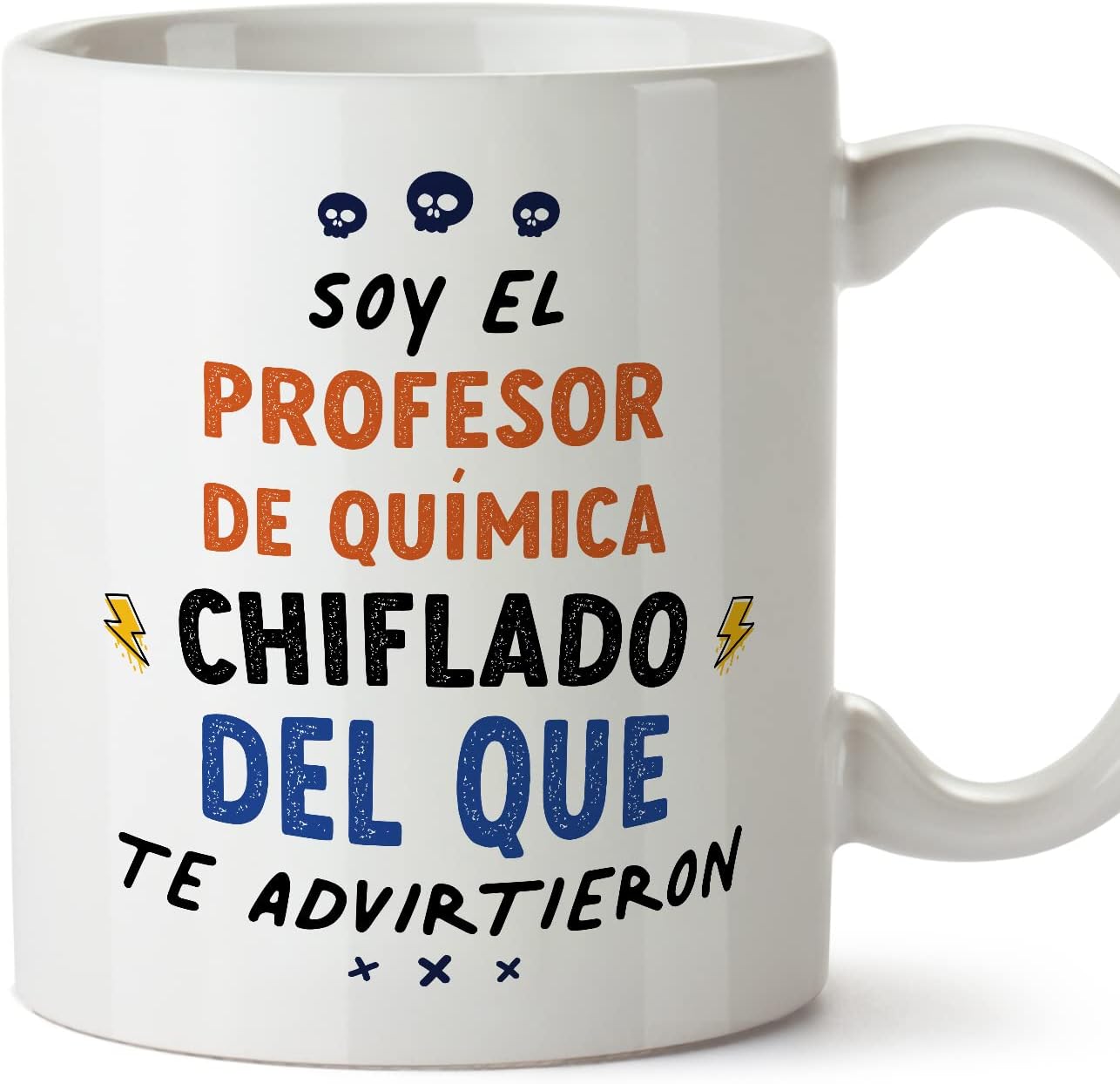 MUGFFINS Tazas para CAMIONERA mujer - En Español - Todos te advirtieron - 11 oz / 330 ml - Regalo original y divertido