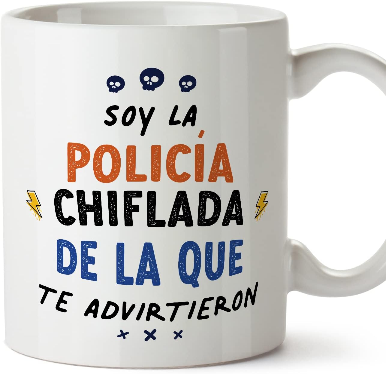 MUGFFINS Tazas para CAMIONERA mujer - En Español - Todos te advirtieron - 11 oz / 330 ml - Regalo original y divertido