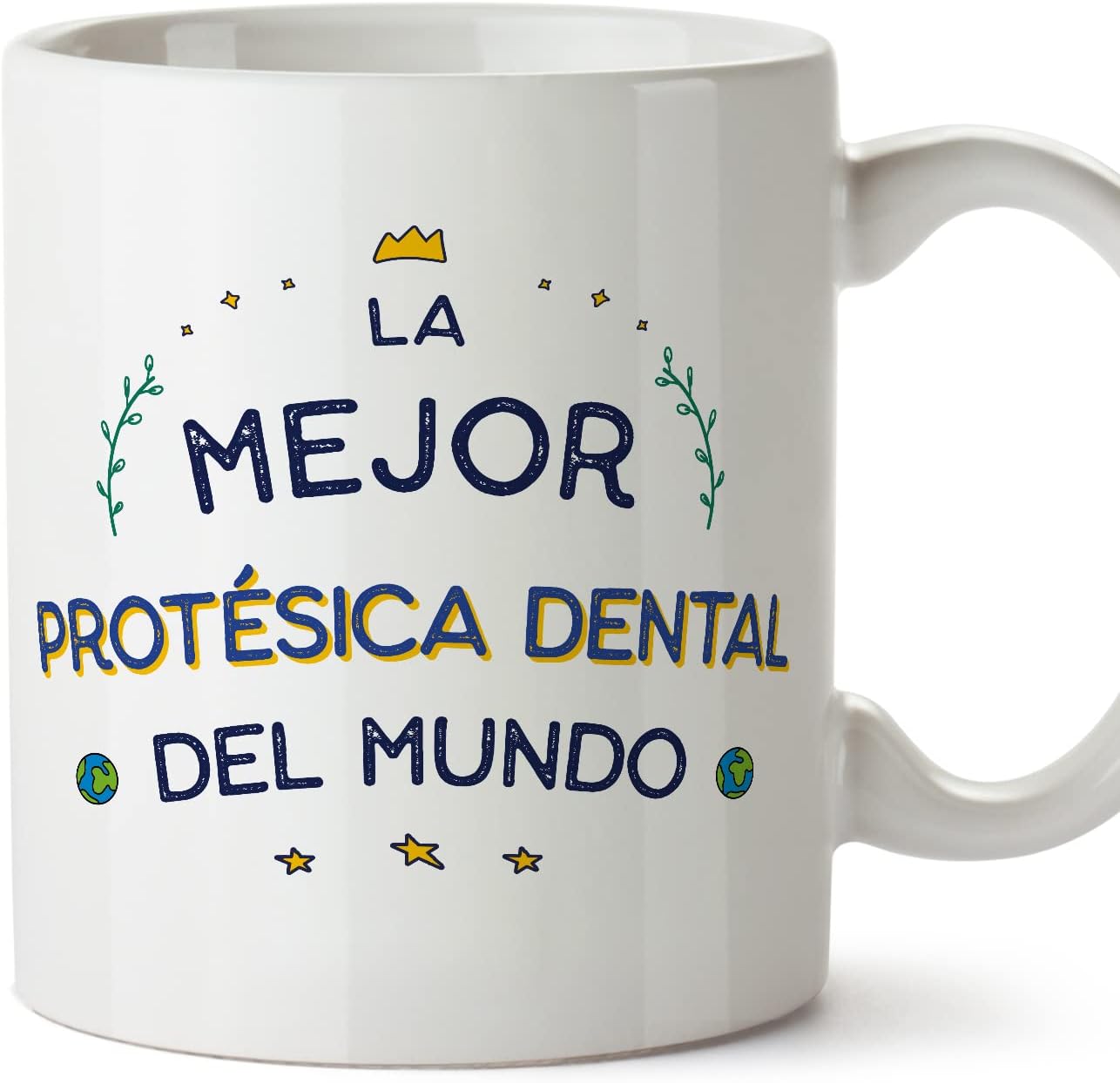 MUGFFINS Tazas para CAMIONERO hombre - En Español - Mejor del Mundo - 11 oz / 330 ml - Regalo original y divertido