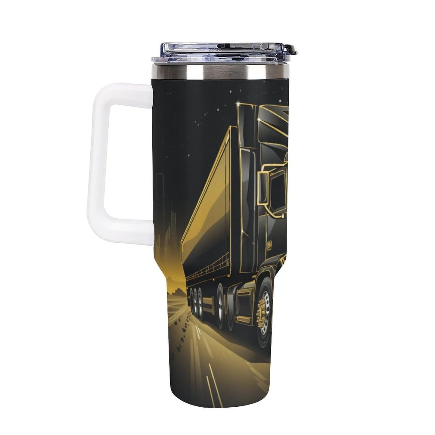 Gattino Termo De Café Para Llevar - Diseño Aislante Con Tapadera A Prueba De Fugas - Ideal Para Mantener Bebidas Calientes 40oz
