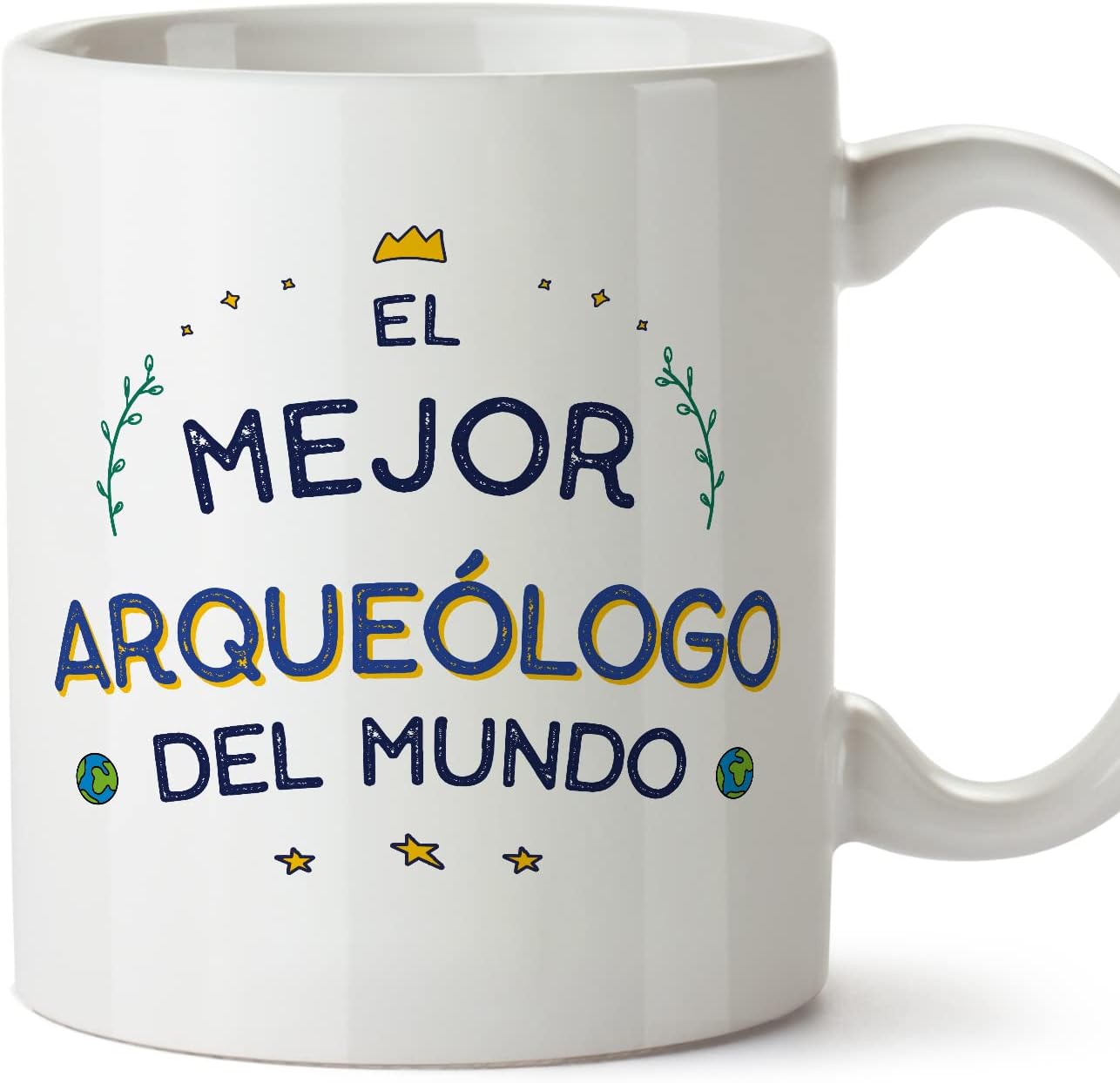 MUGFFINS Tazas para CAMIONERO hombre - En Español - Mejor del Mundo - 11 oz / 330 ml - Regalo original y divertido