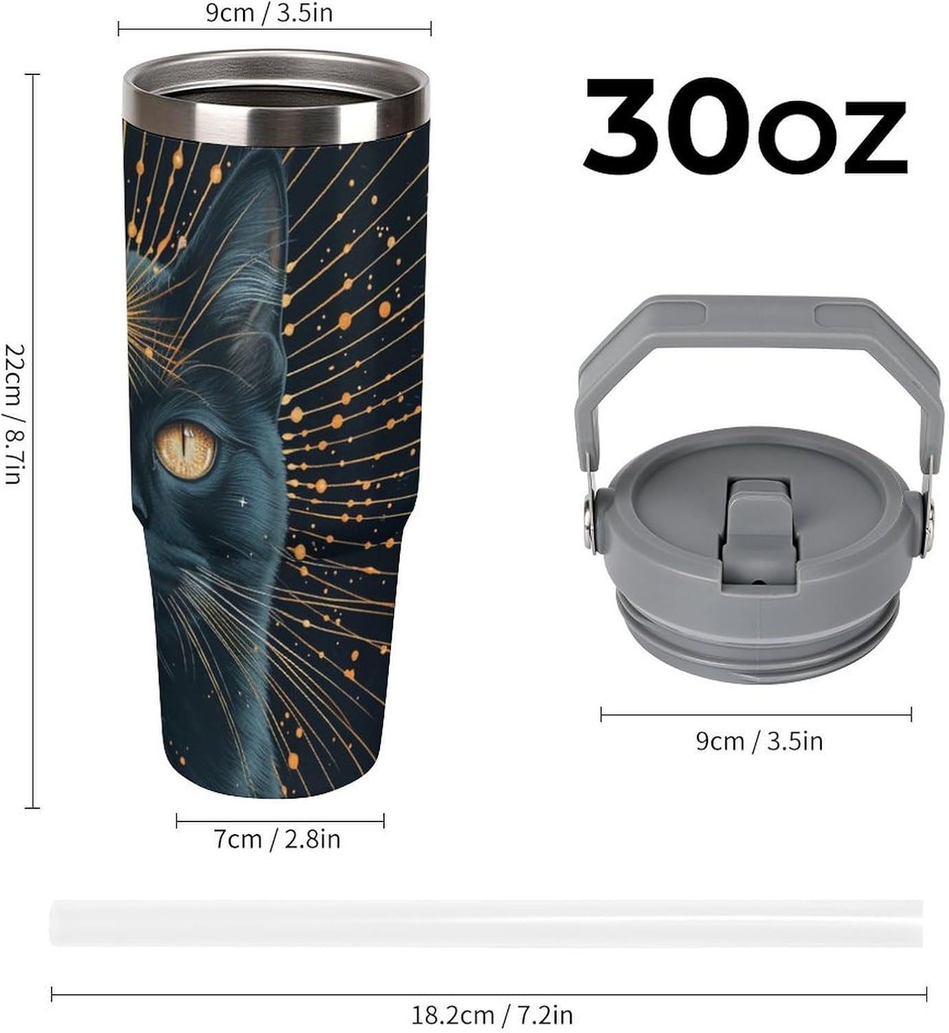 Camion grande Termo Para Café Con Tapadera Aislante - Ideal Para Llevar Y Mantener La TempeRattoura - Taza Termica Durable 30oz