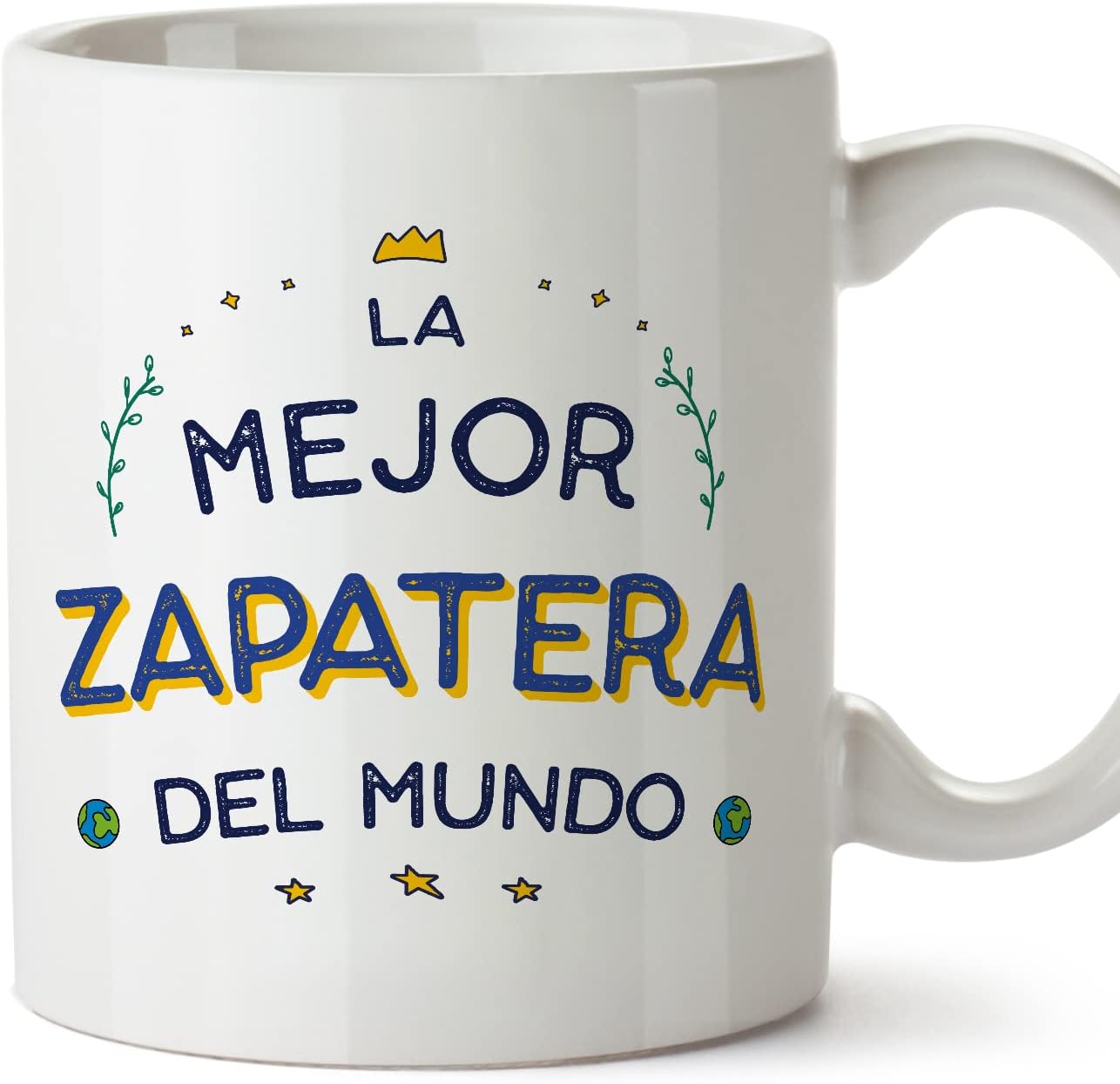 MUGFFINS Tazas para CAMIONERO hombre - En Español - Mejor del Mundo - 11 oz / 330 ml - Regalo original y divertido