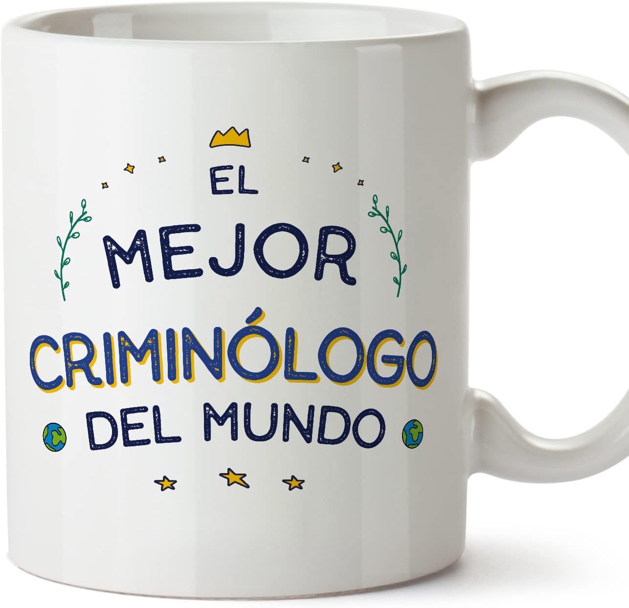 MUGFFINS Tazas para CAMIONERO hombre - En Español - Mejor del Mundo - 11 oz / 330 ml - Regalo original y divertido