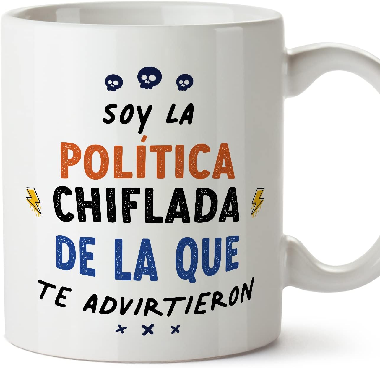 MUGFFINS Tazas para CAMIONERA mujer - En Español - Todos te advirtieron - 11 oz / 330 ml - Regalo original y divertido