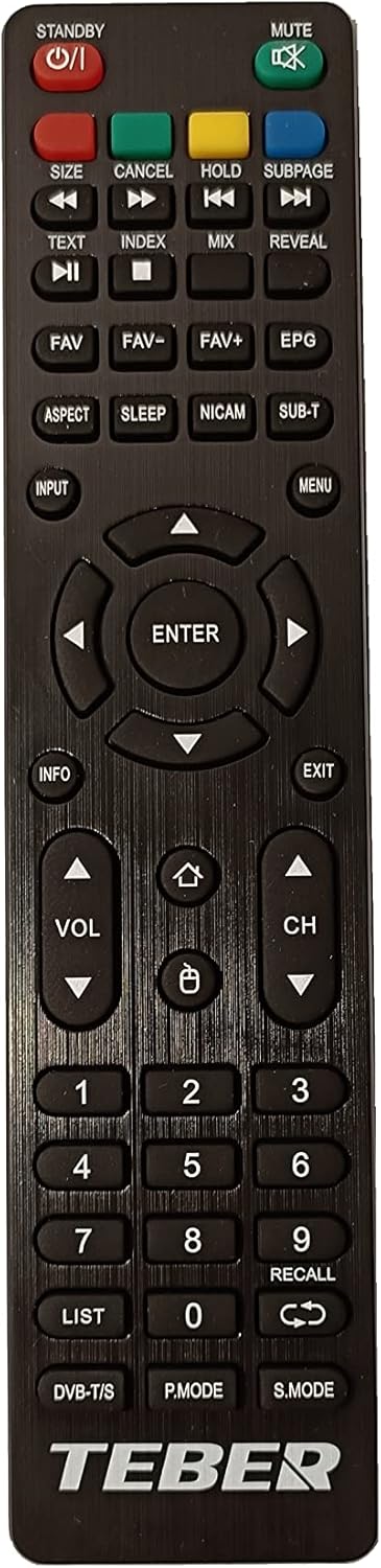 TEBER. Smart TV de 18,5 Pulgadas - 12v/24v/230v - Android 11 - Full HD. Gran resolución 1920x1080. DVB-S2/C/T2/T. para autocaravanas, cocinas, dormitorios, Campers, Barcos, Camiones (19").