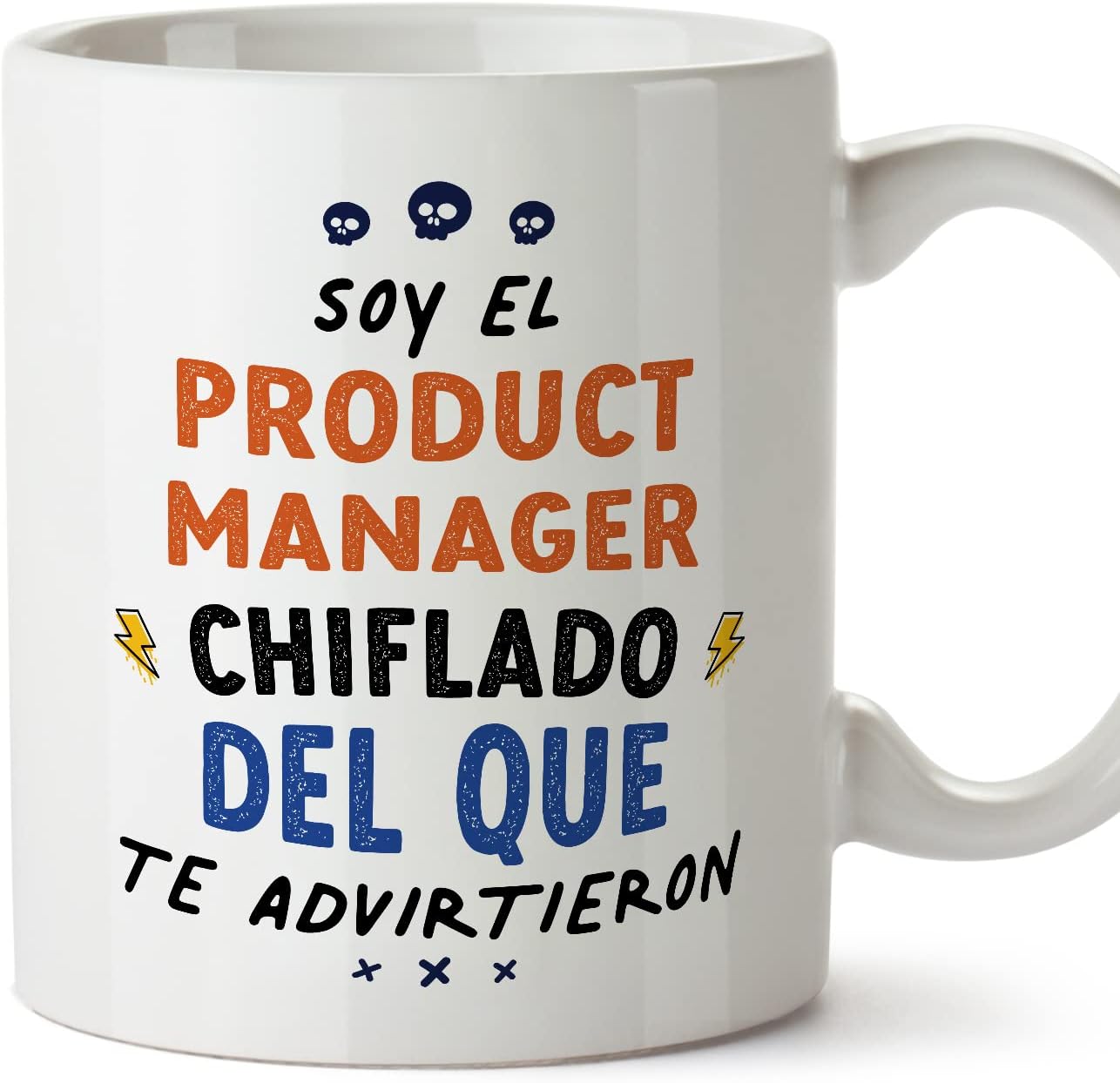 MUGFFINS Tazas para CAMIONERA mujer - En Español - Todos te advirtieron - 11 oz / 330 ml - Regalo original y divertido