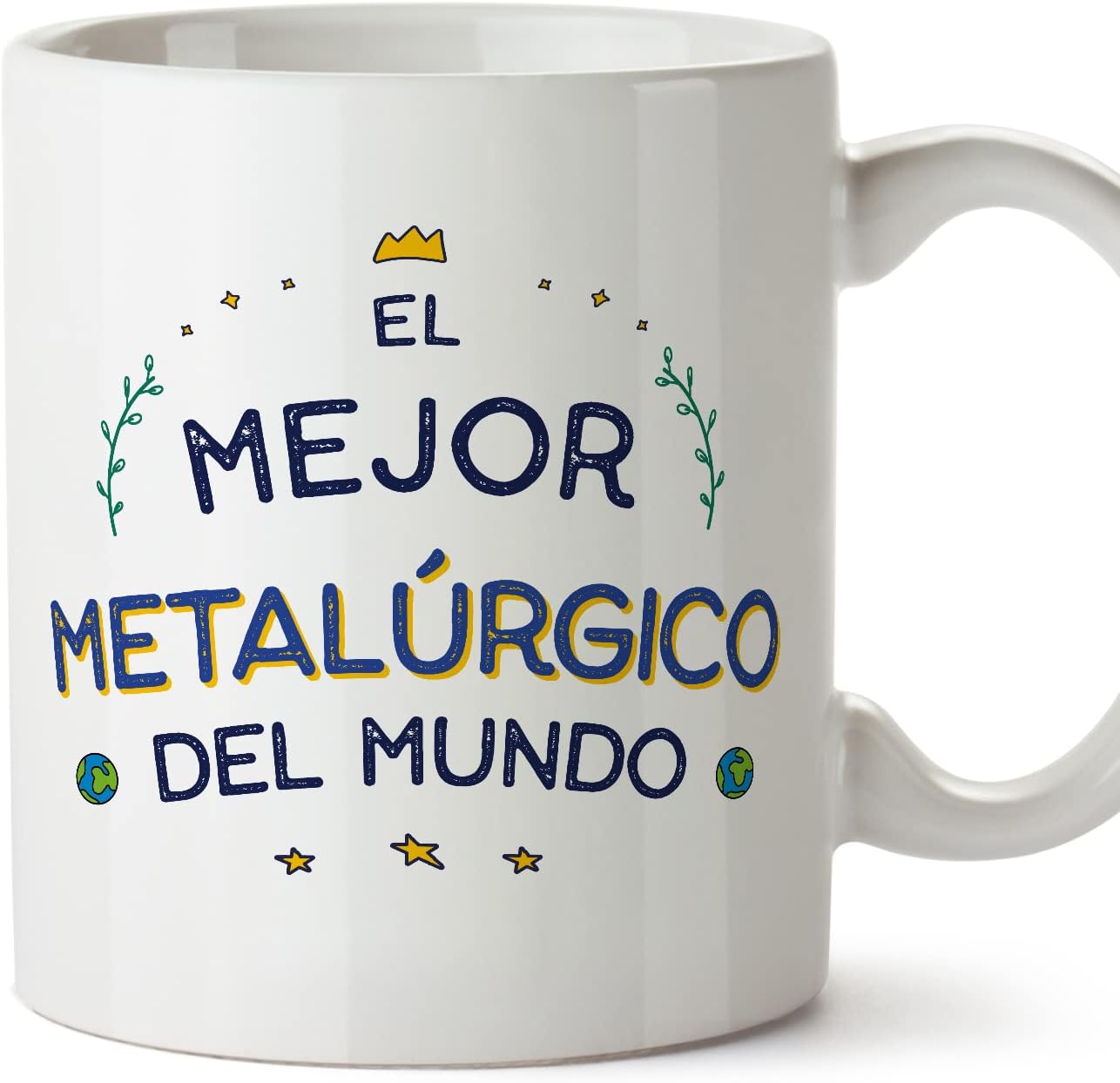 MUGFFINS Tazas para CAMIONERO hombre - En Español - Mejor del Mundo - 11 oz / 330 ml - Regalo original y divertido