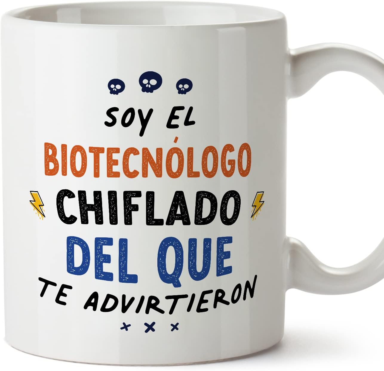 MUGFFINS Tazas para CAMIONERA mujer - En Español - Todos te advirtieron - 11 oz / 330 ml - Regalo original y divertido