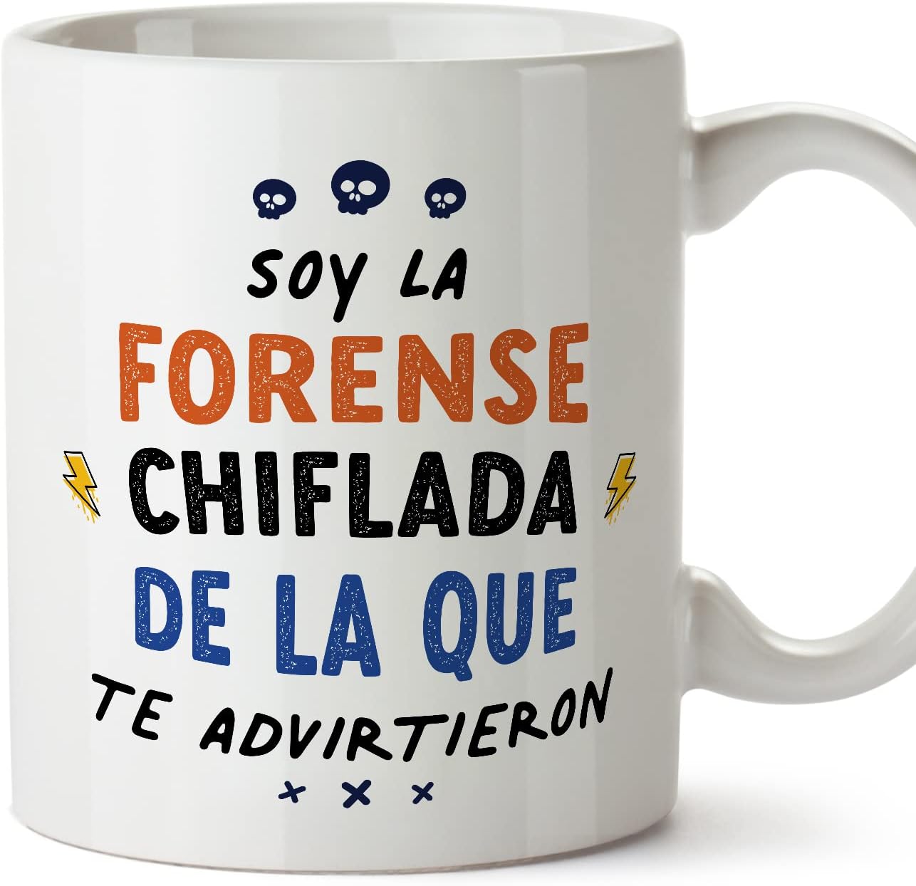 MUGFFINS Tazas para CAMIONERA mujer - En Español - Todos te advirtieron - 11 oz / 330 ml - Regalo original y divertido