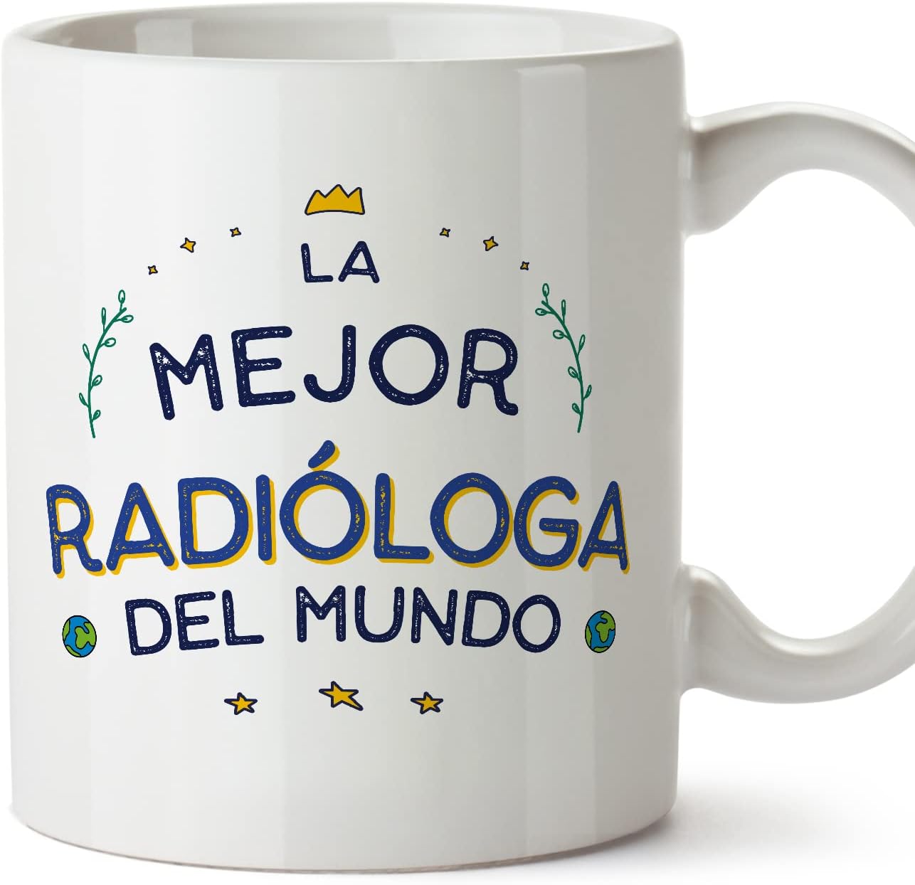 MUGFFINS Tazas para CAMIONERO hombre - En Español - Mejor del Mundo - 11 oz / 330 ml - Regalo original y divertido