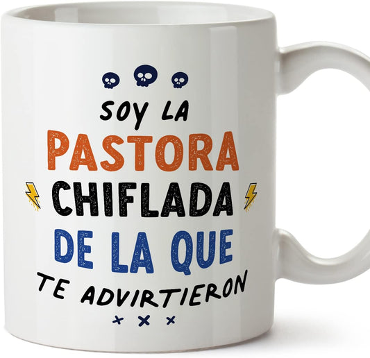 MUGFFINS Tazas para CAMIONERA mujer - En Español - Todos te advirtieron - 11 oz / 330 ml - Regalo original y divertido