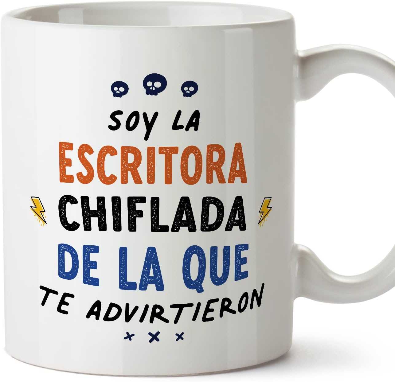MUGFFINS Tazas para CAMIONERA mujer - En Español - Todos te advirtieron - 11 oz / 330 ml - Regalo original y divertido
