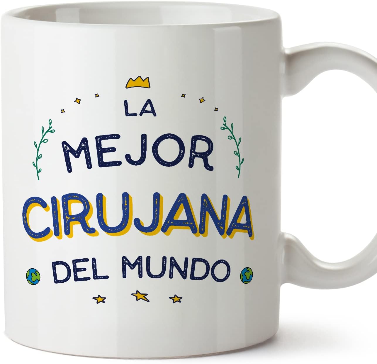 MUGFFINS Tazas para CAMIONERO hombre - En Español - Mejor del Mundo - 11 oz / 330 ml - Regalo original y divertido
