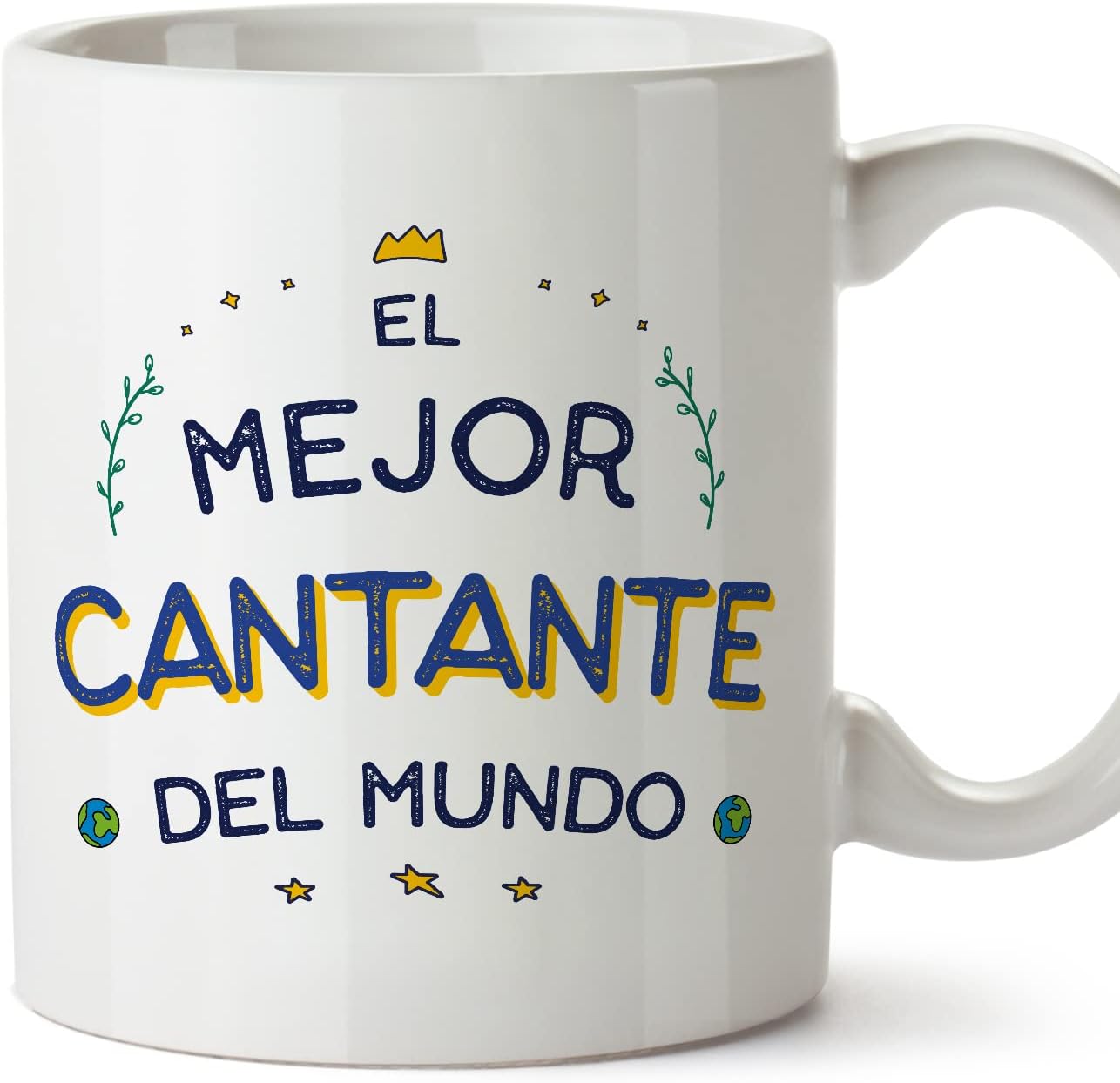MUGFFINS Tazas para CAMIONERO hombre - En Español - Mejor del Mundo - 11 oz / 330 ml - Regalo original y divertido