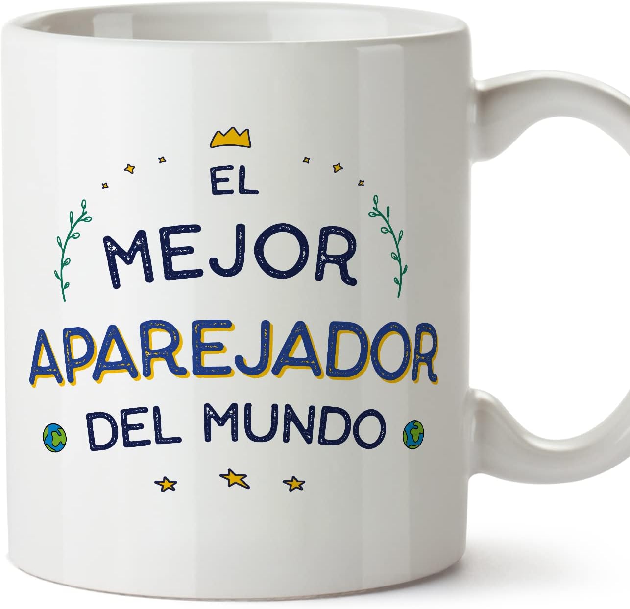 MUGFFINS Tazas para CAMIONERO hombre - En Español - Mejor del Mundo - 11 oz / 330 ml - Regalo original y divertido