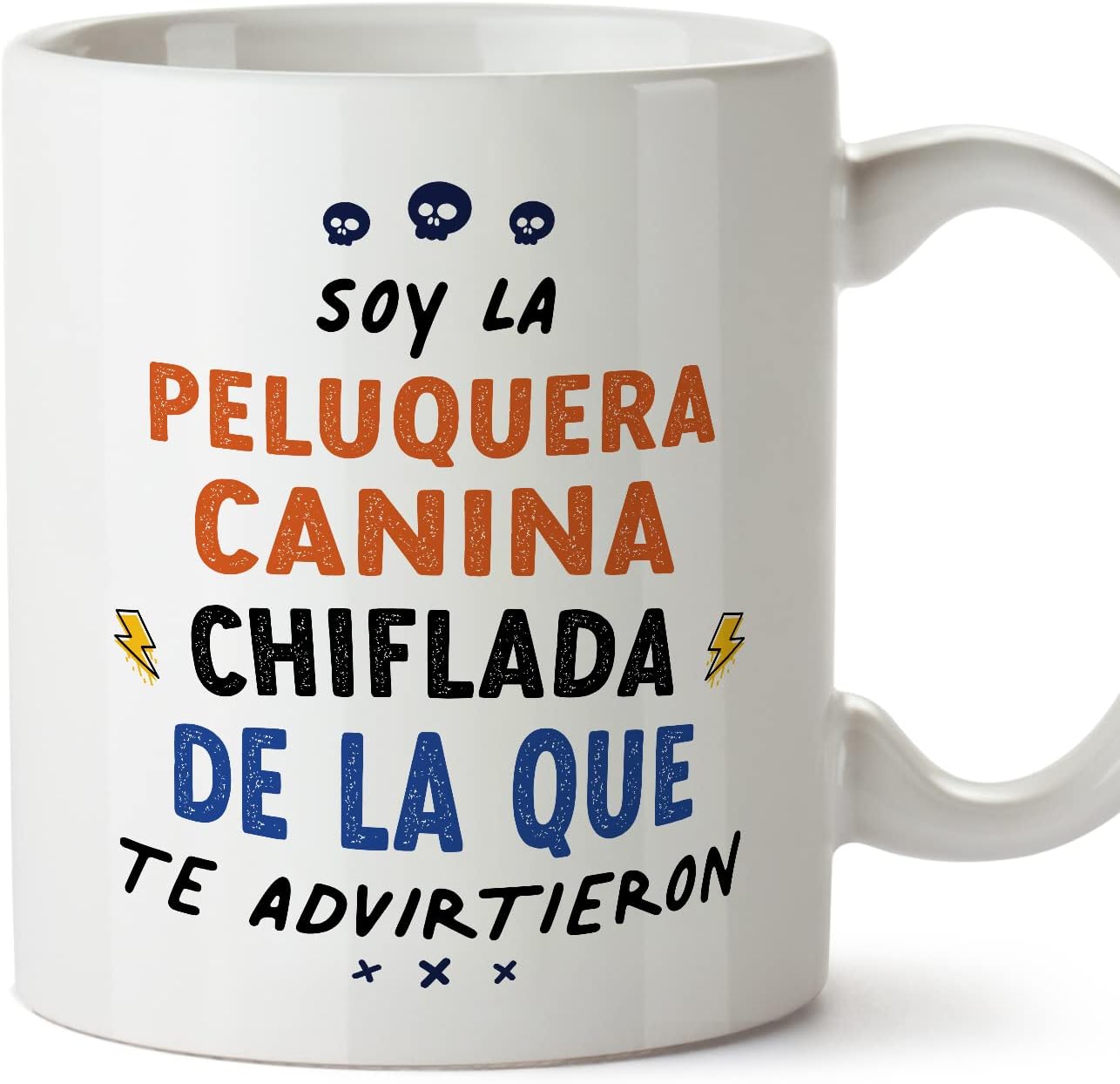 MUGFFINS Tazas para CAMIONERA mujer - En Español - Todos te advirtieron - 11 oz / 330 ml - Regalo original y divertido