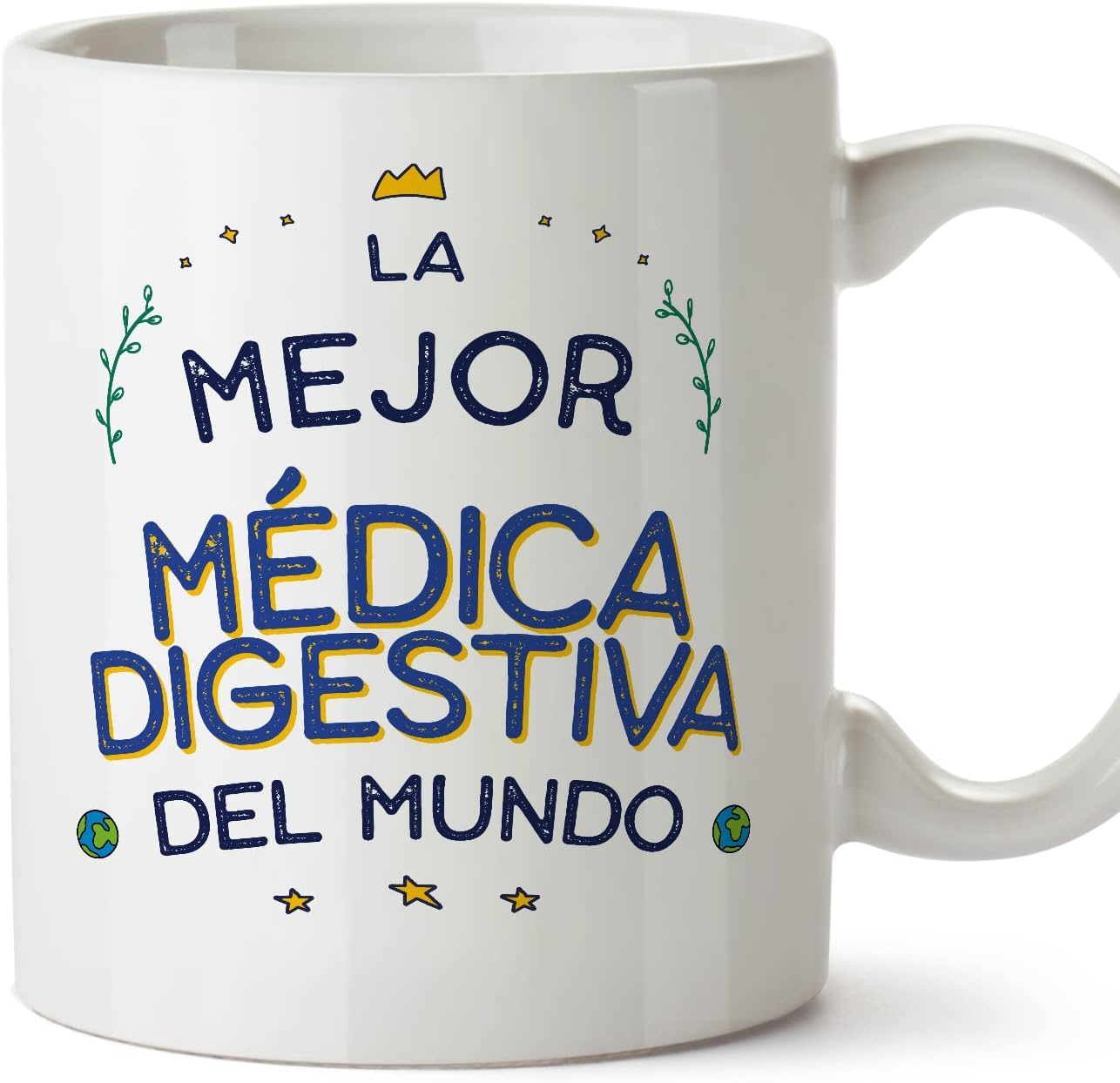 MUGFFINS Tazas para CAMIONERO hombre - En Español - Mejor del Mundo - 11 oz / 330 ml - Regalo original y divertido