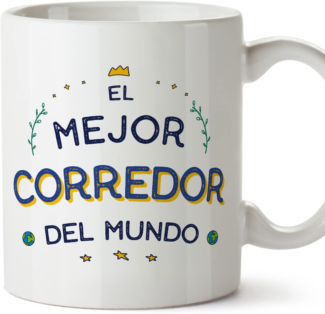 MUGFFINS Tazas para CAMIONERO hombre - En Español - Mejor del Mundo - 11 oz / 330 ml - Regalo original y divertido