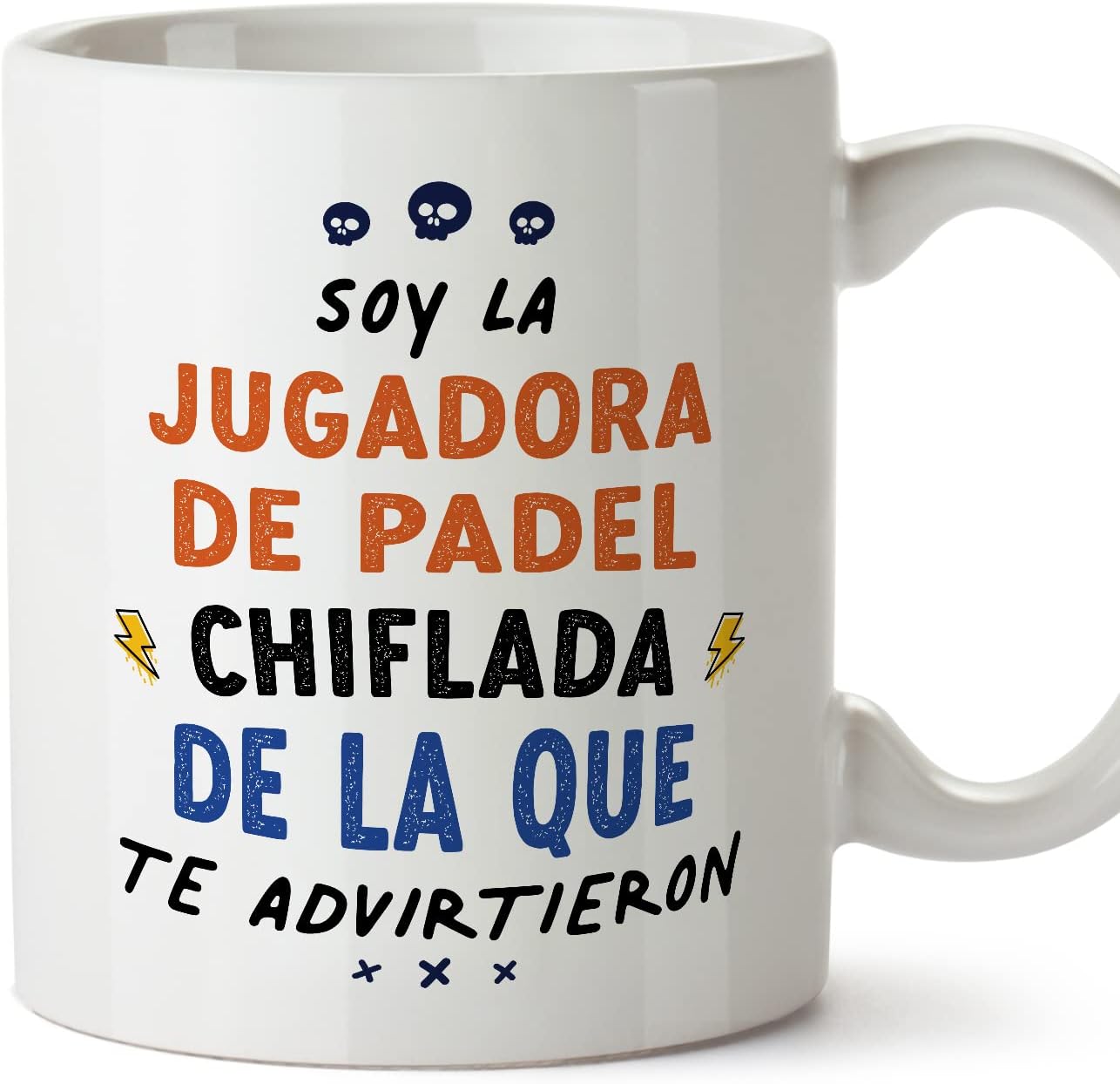 MUGFFINS Tazas para CAMIONERA mujer - En Español - Todos te advirtieron - 11 oz / 330 ml - Regalo original y divertido