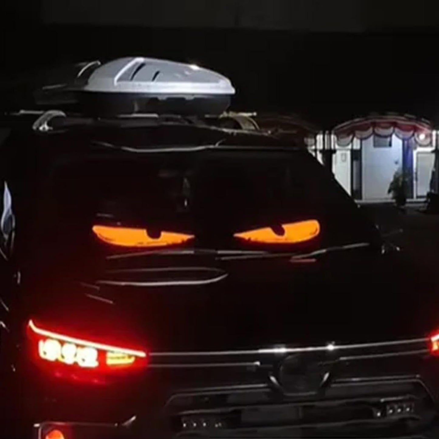 Luz de ojos de diablo para coches, gran pantalla de luces LED dinámicas de ojo de diablo, luces led para coche,luces led ,cochepantalla LED programable para coche, letreros de luz de ojos de diablo p