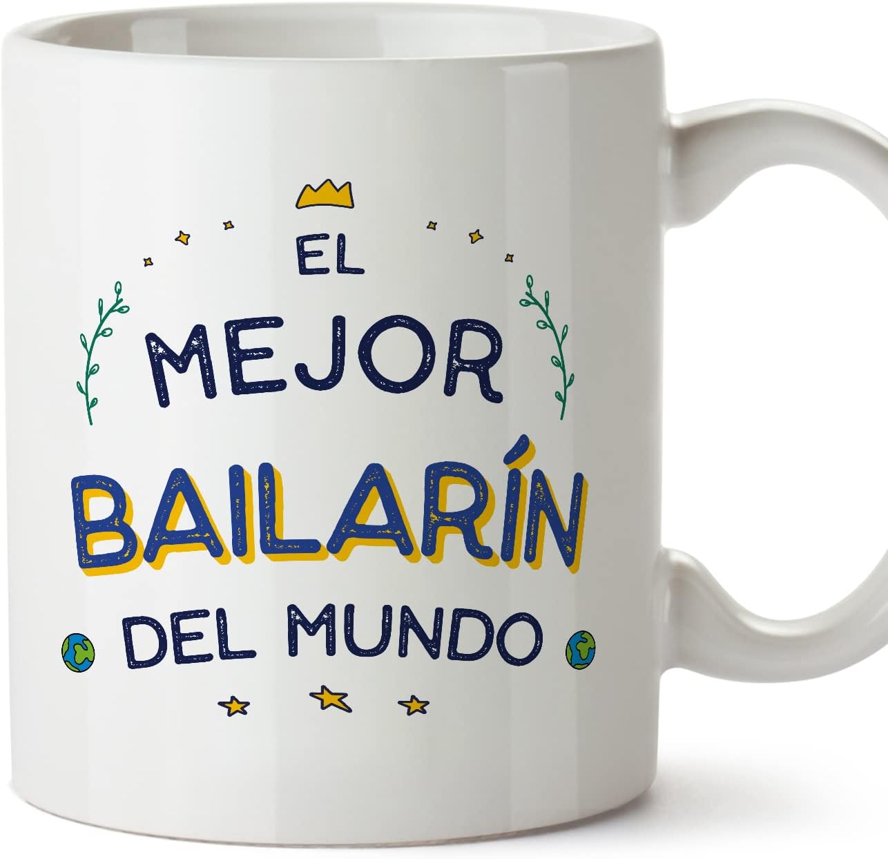 MUGFFINS Tazas para CAMIONERO hombre - En Español - Mejor del Mundo - 11 oz / 330 ml - Regalo original y divertido