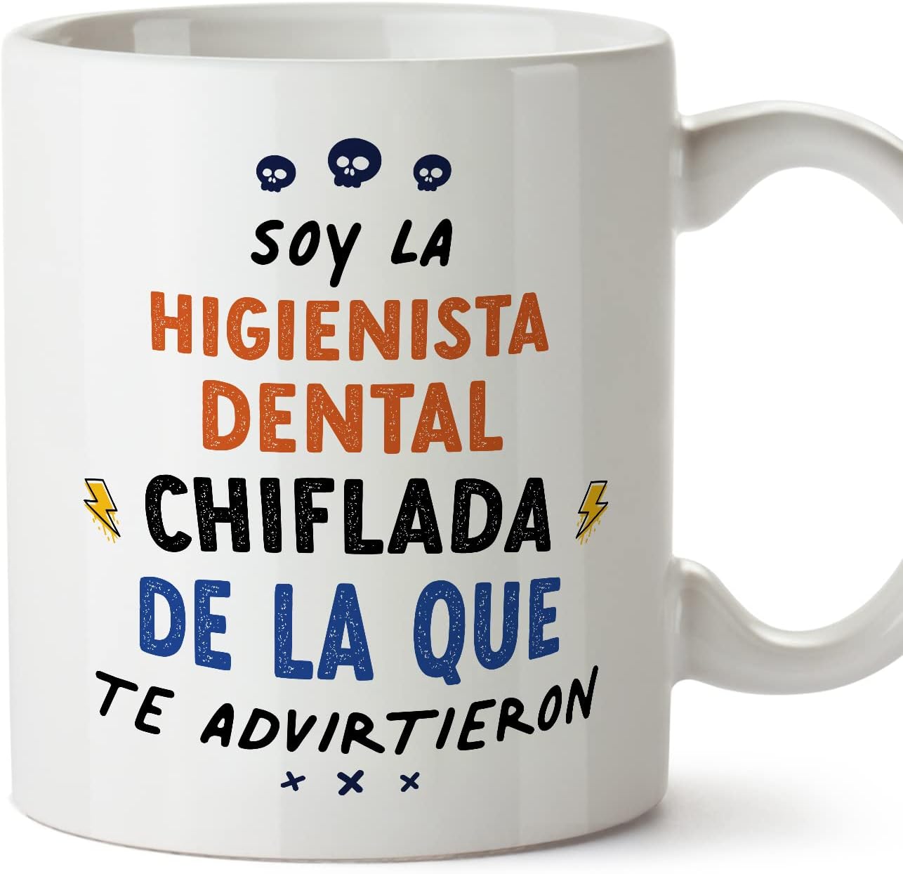 MUGFFINS Tazas para CAMIONERA mujer - En Español - Todos te advirtieron - 11 oz / 330 ml - Regalo original y divertido