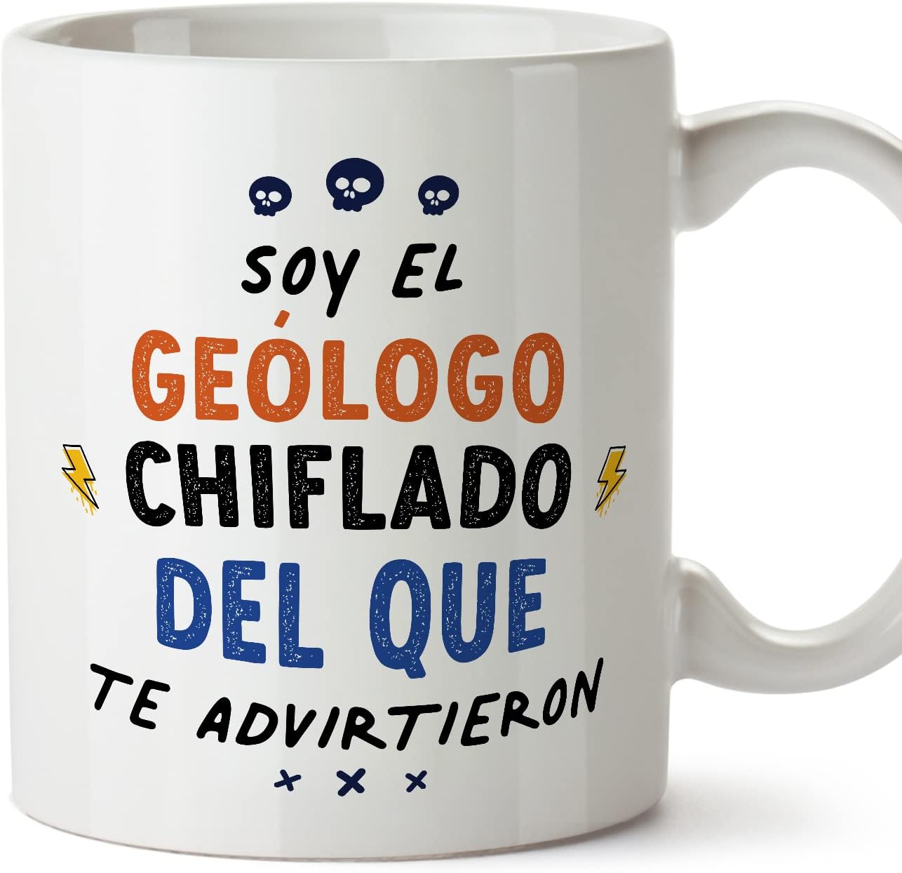 MUGFFINS Tazas para CAMIONERA mujer - En Español - Todos te advirtieron - 11 oz / 330 ml - Regalo original y divertido