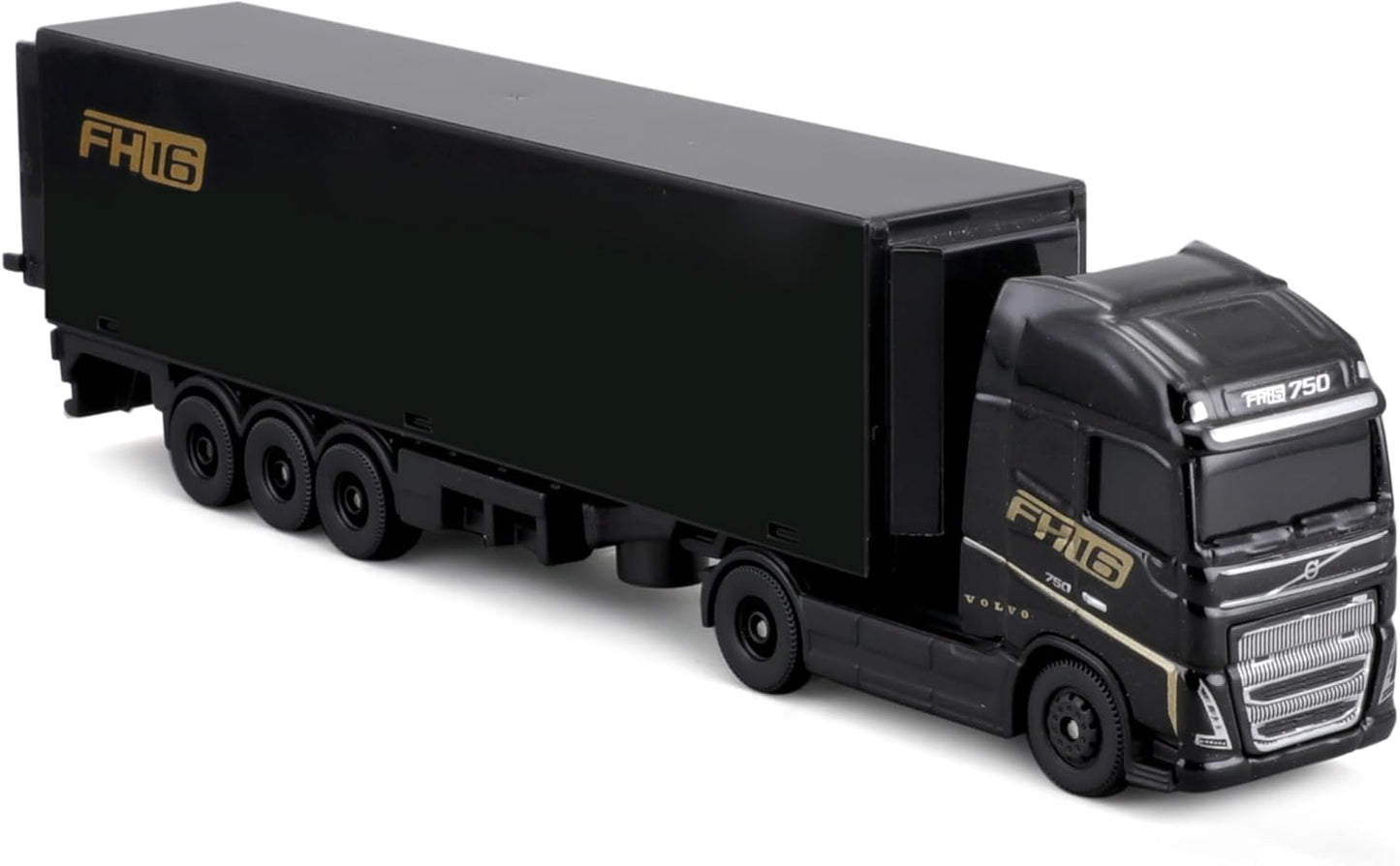 Bburago - 1/72 Camiones + Remolque - Surtido 4 Modelos aleatorios Camiones de Metal a Escala 1/72ª con Remolque Scania y Volvo. Surtido de 4 Modelos aleatorios
