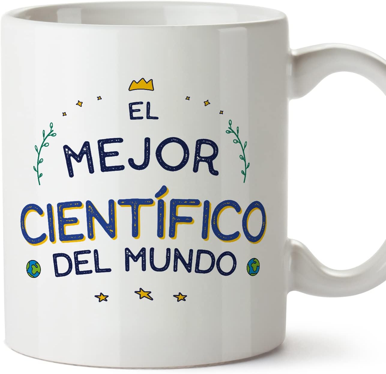 MUGFFINS Tazas para CAMIONERO hombre - En Español - Mejor del Mundo - 11 oz / 330 ml - Regalo original y divertido