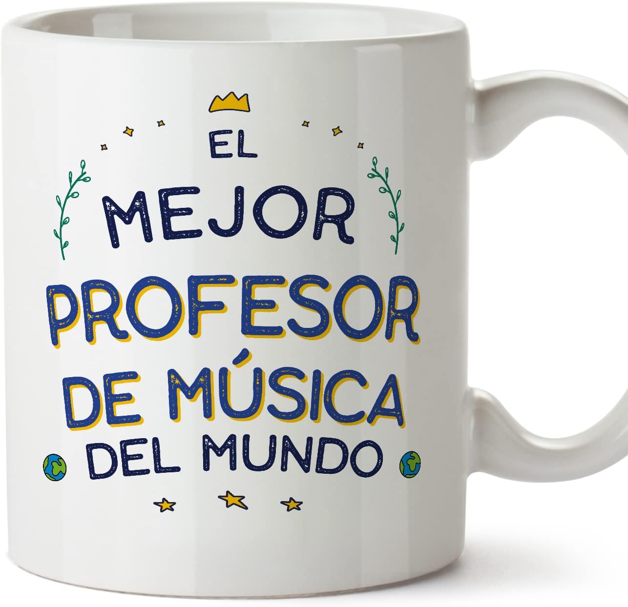 MUGFFINS Tazas para CAMIONERO hombre - En Español - Mejor del Mundo - 11 oz / 330 ml - Regalo original y divertido