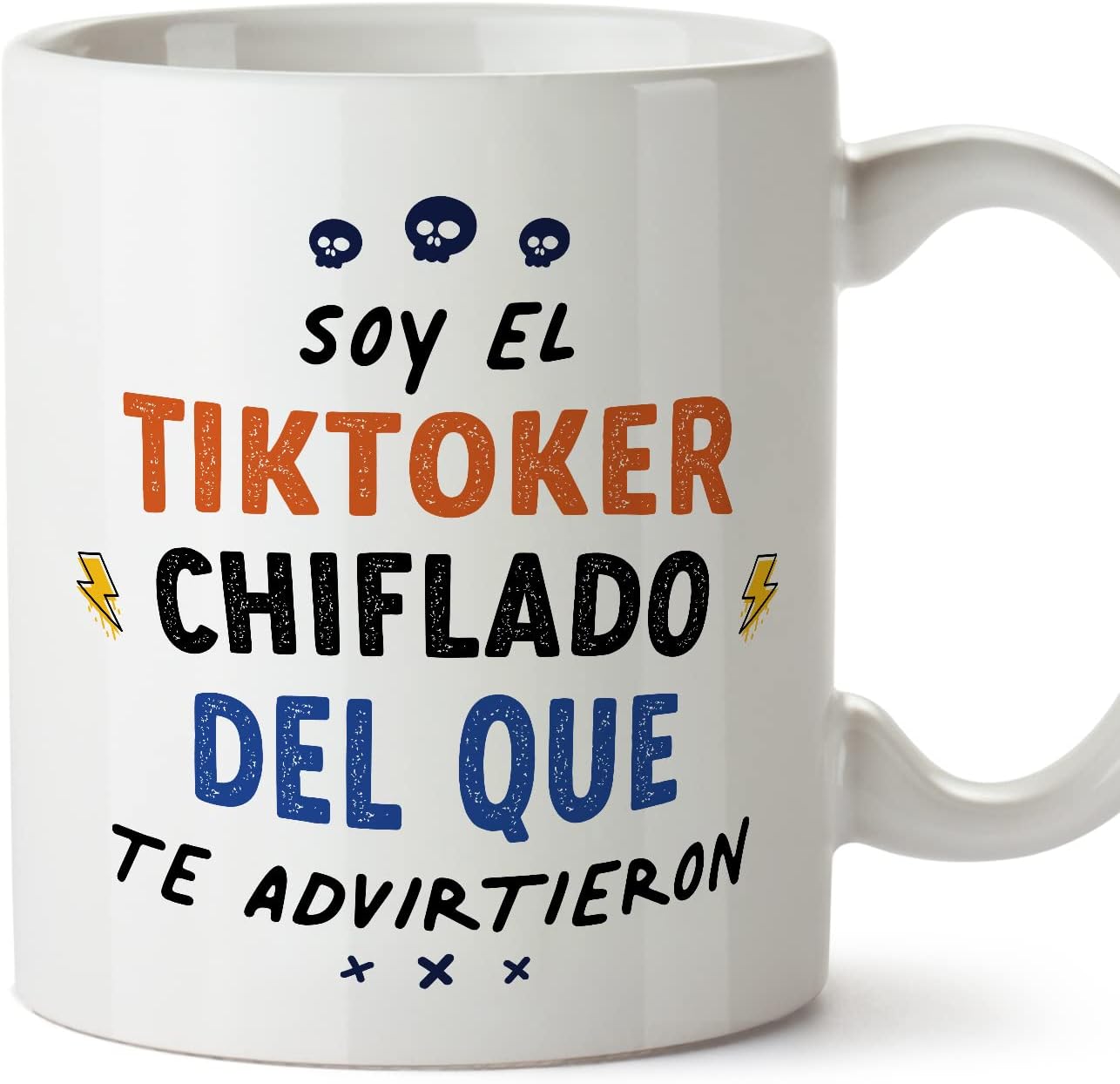 MUGFFINS Tazas para CAMIONERA mujer - En Español - Todos te advirtieron - 11 oz / 330 ml - Regalo original y divertido