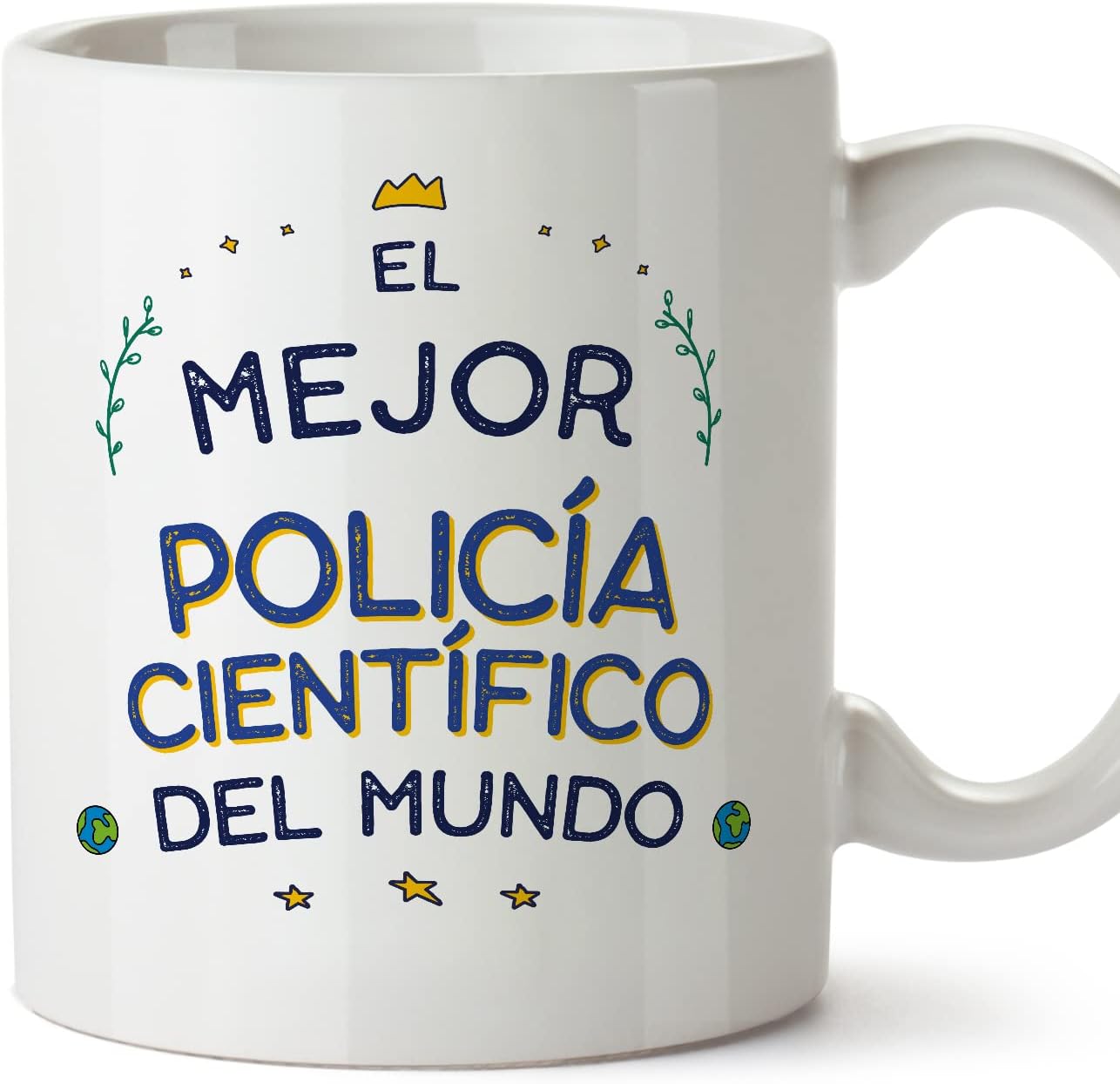 MUGFFINS Tazas para CAMIONERO hombre - En Español - Mejor del Mundo - 11 oz / 330 ml - Regalo original y divertido
