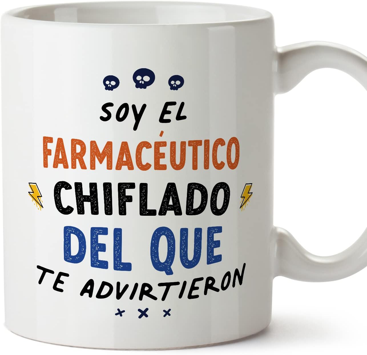 MUGFFINS Tazas para CAMIONERA mujer - En Español - Todos te advirtieron - 11 oz / 330 ml - Regalo original y divertido