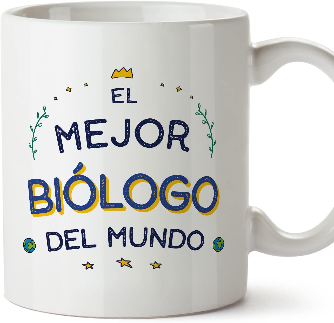 MUGFFINS Tazas para CAMIONERO hombre - En Español - Mejor del Mundo - 11 oz / 330 ml - Regalo original y divertido