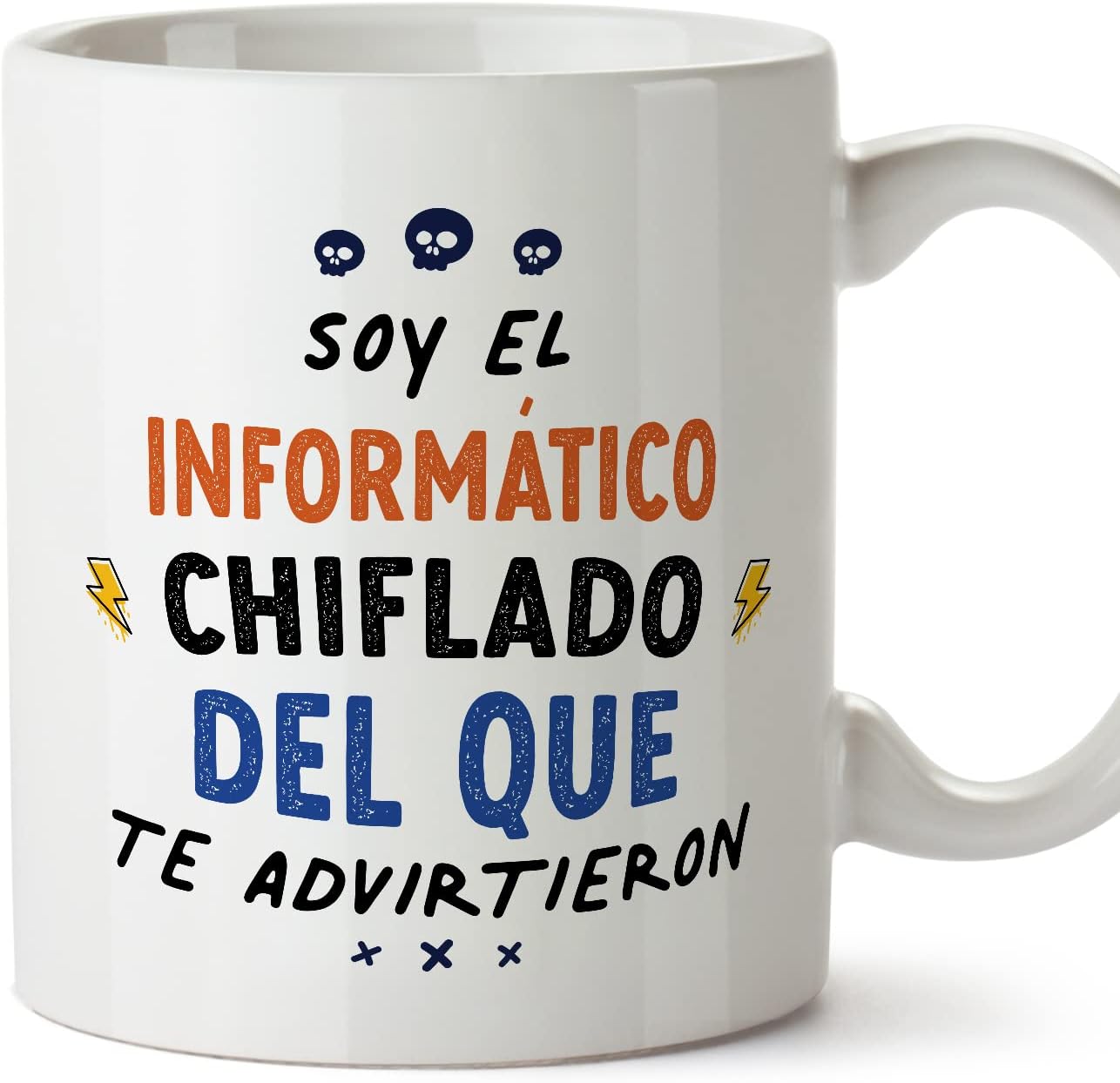 MUGFFINS Tazas para CAMIONERA mujer - En Español - Todos te advirtieron - 11 oz / 330 ml - Regalo original y divertido