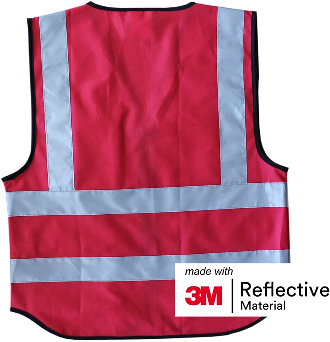Salzmann Chaleco de Seguridad - Chaleco de Trabajo Multibolsillos - Hecho con cinta reflectante 3M