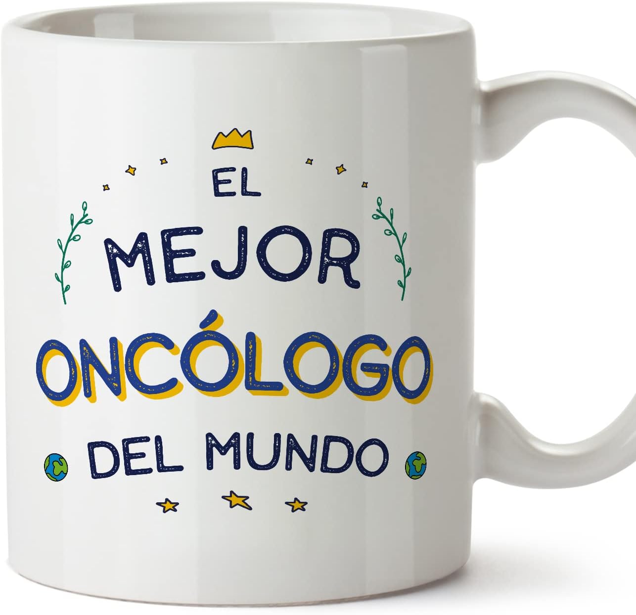 MUGFFINS Tazas para CAMIONERO hombre - En Español - Mejor del Mundo - 11 oz / 330 ml - Regalo original y divertido