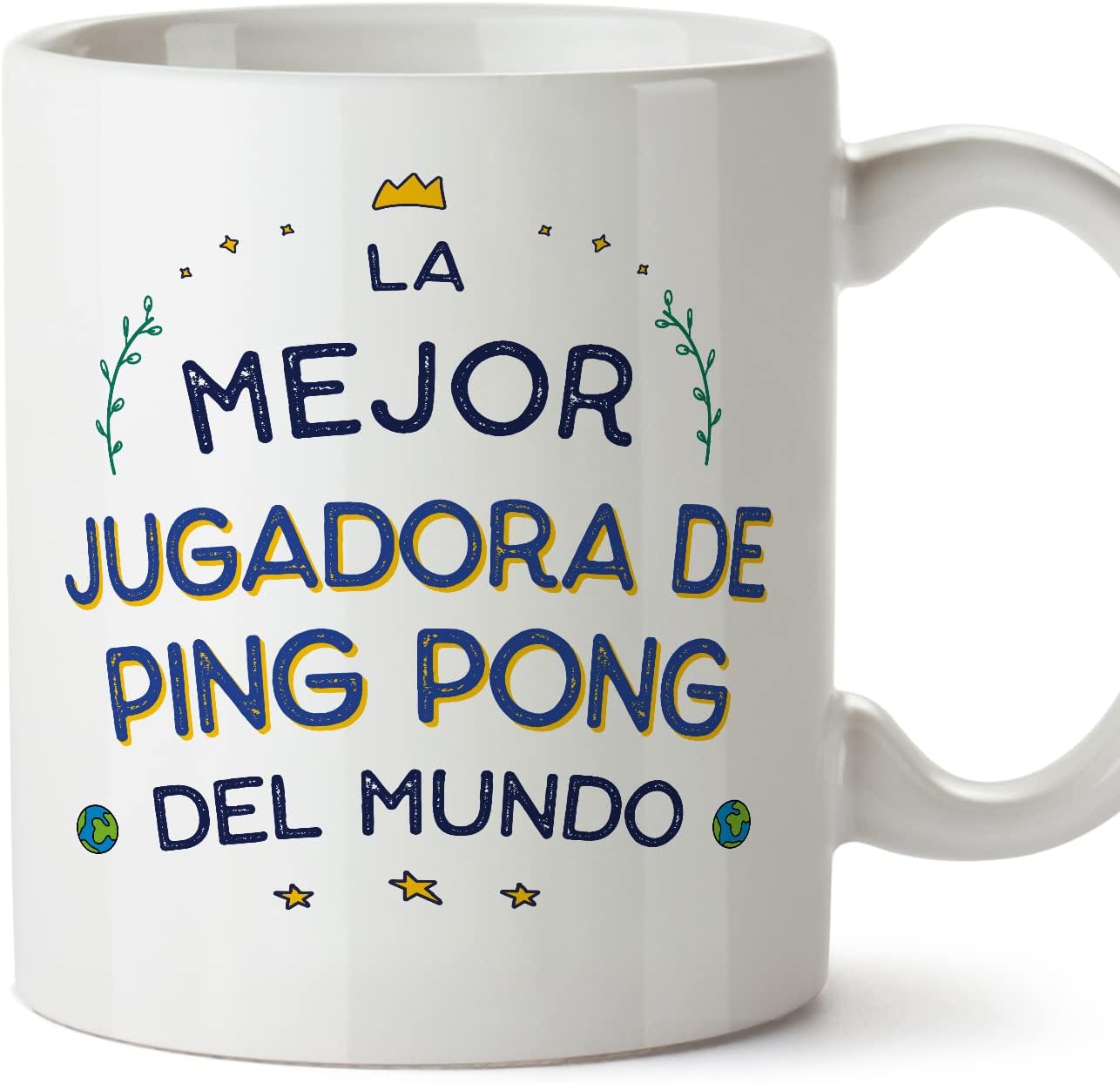 MUGFFINS Tazas para CAMIONERO hombre - En Español - Mejor del Mundo - 11 oz / 330 ml - Regalo original y divertido