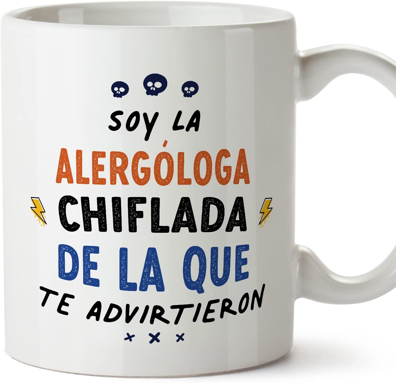 MUGFFINS Tazas para CAMIONERA mujer - En Español - Todos te advirtieron - 11 oz / 330 ml - Regalo original y divertido
