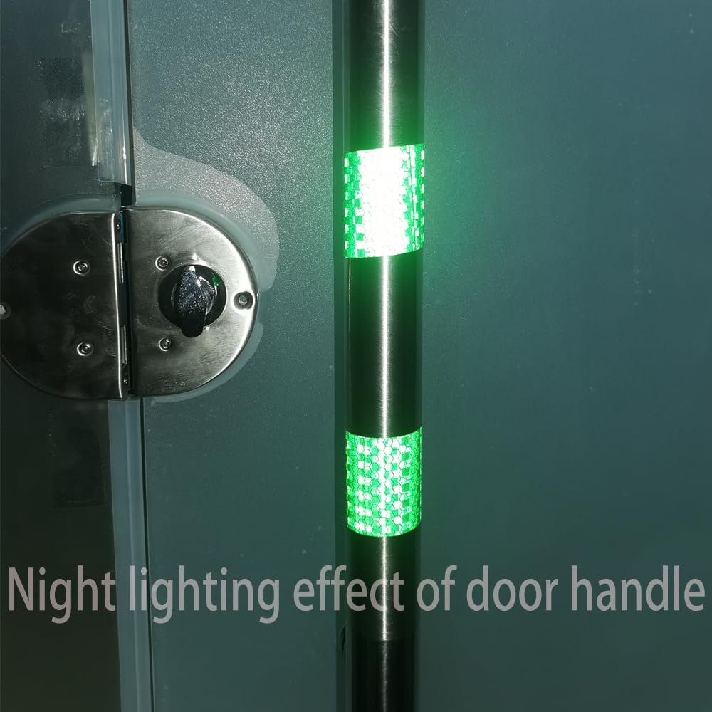 YXSF Cinta reflectante fluorescente amarilla, Cinta reflectante Adhesivo 5 cm × 10 m, Cinta reflectante impermeable autoadhesiva al aire libre de alta visibilidad, adecuada para vehículos