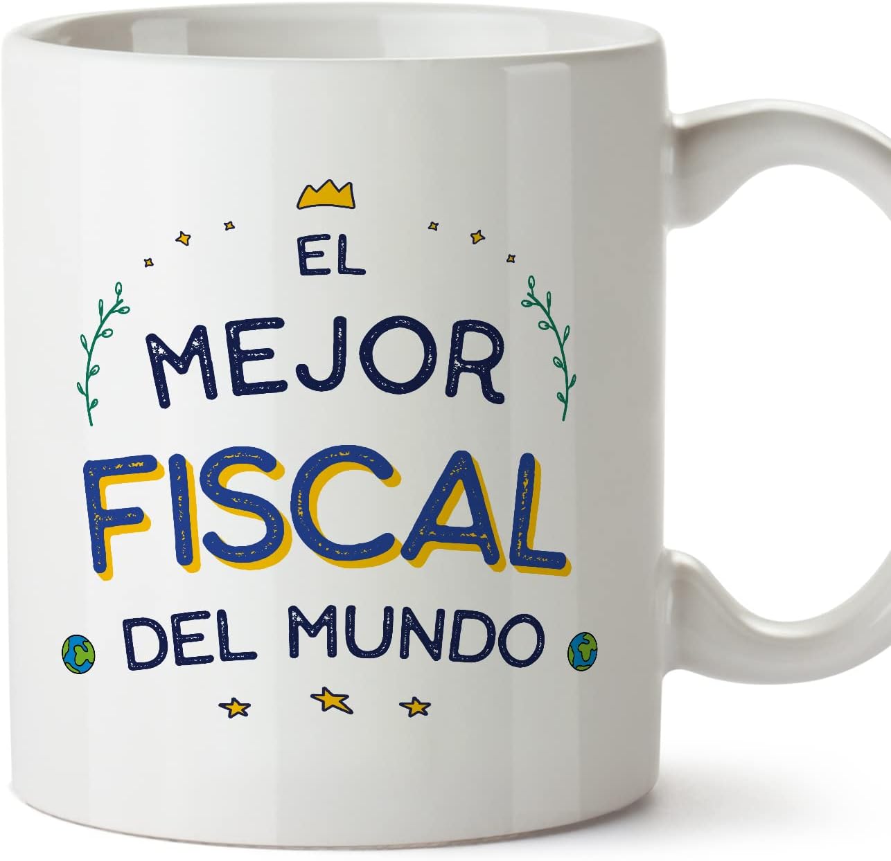 MUGFFINS Tazas para CAMIONERO hombre - En Español - Mejor del Mundo - 11 oz / 330 ml - Regalo original y divertido