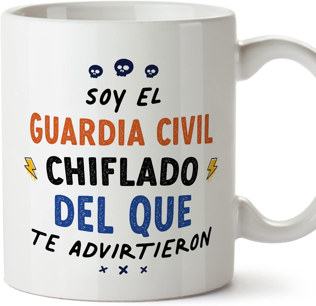 MUGFFINS Tazas para CAMIONERA mujer - En Español - Todos te advirtieron - 11 oz / 330 ml - Regalo original y divertido