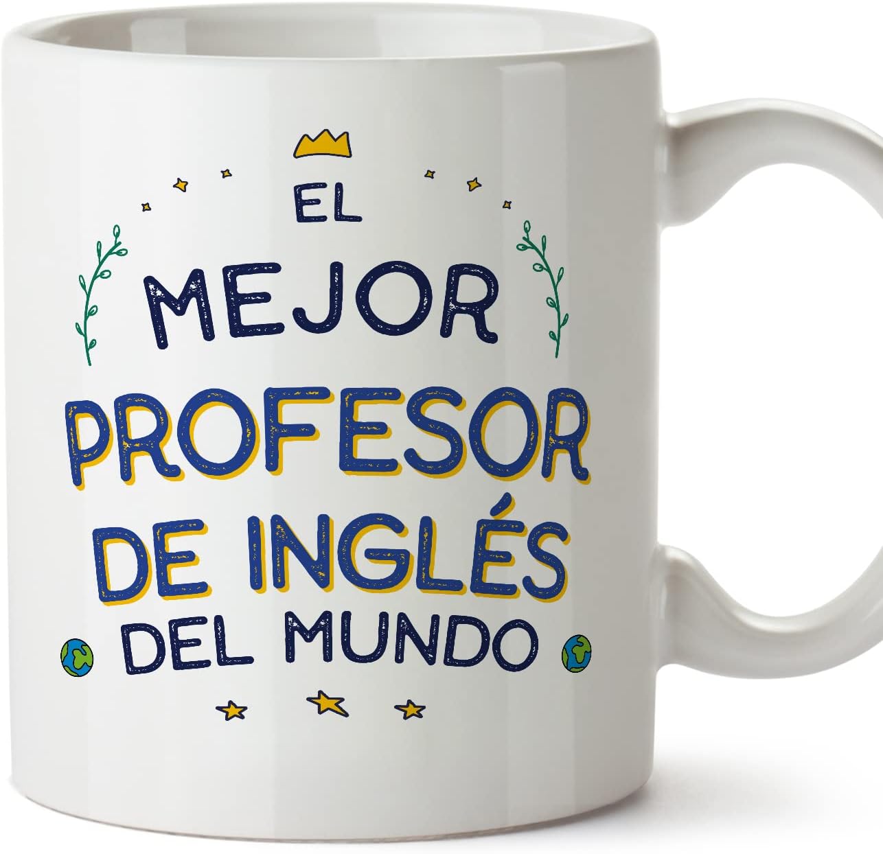 MUGFFINS Tazas para CAMIONERO hombre - En Español - Mejor del Mundo - 11 oz / 330 ml - Regalo original y divertido