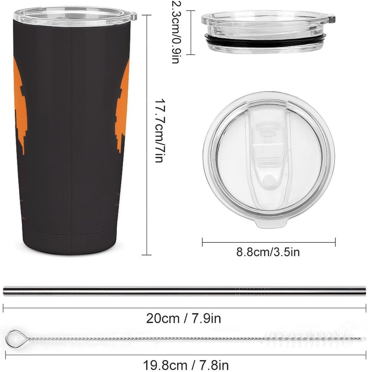 Camion grande Vaso Térmico Aislante - Ideal Para Café Y Bebidas Calientes - Termo Con Tapadera Segura Y Diseño Duradero 20oz