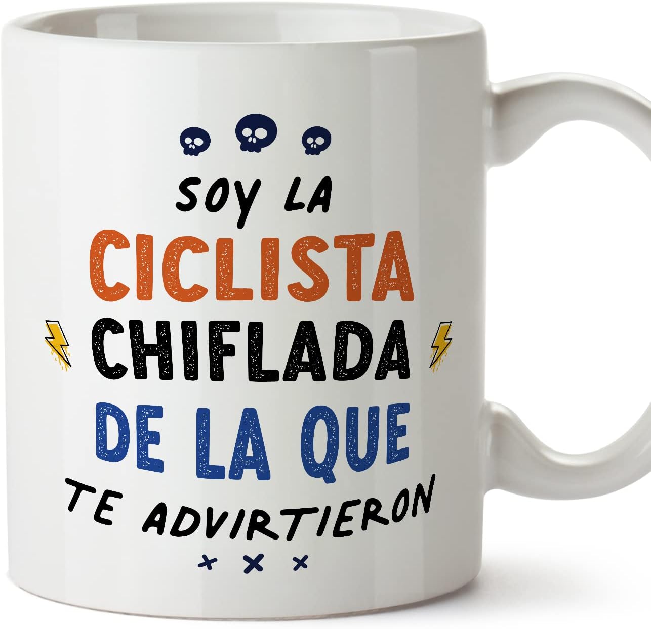MUGFFINS Tazas para CAMIONERA mujer - En Español - Todos te advirtieron - 11 oz / 330 ml - Regalo original y divertido