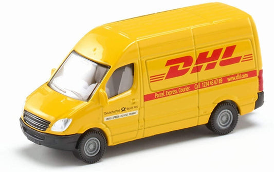 siku 1694, Camión DHL con remolque, Metal/plástico, Amarillo, Capota posterior desmontable, Remolque desmontable